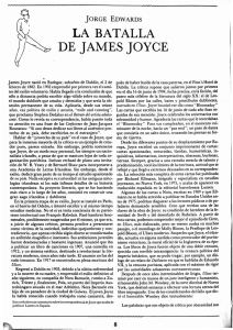 la batalla de james joyce - Revista de la Universidad de México