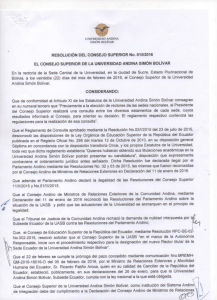 lea la resolución del consejo superior de la uasb