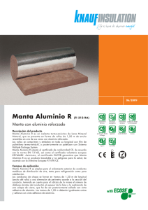 Manta Aluminio R (TI 312 RA)