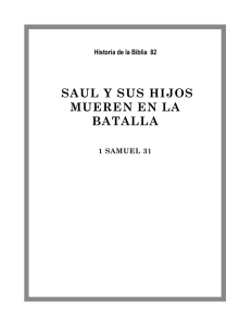SAUL Y SUS HIJOS MUEREN EN LA BATALLA