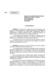 Expte. DI-2026/2014-1 EXCMO. SR. CONSEJERO DE SANIDAD