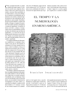 El tiempo y la numerología en Mesoamérica - E