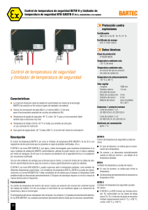 Control de temperatura de seguridad y limitador de