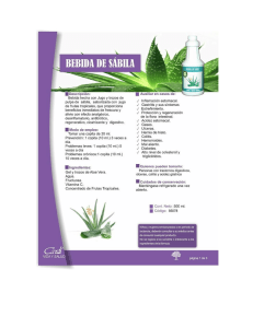 VIDA Y SALUD .Descripci&oacute;n: Bebida hecha con Jugo y trozos de