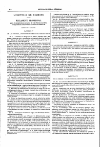 reglamento provisional - Revista de Obras Públicas