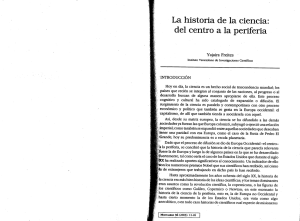 La historia de la ciencia: del centro a la periferia