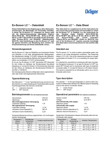 Ex-Sensor LC * – Datenblatt Ex-Sensor LC * – Data Sheet