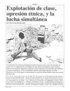 Explotación de clase, opresión étnica, y la