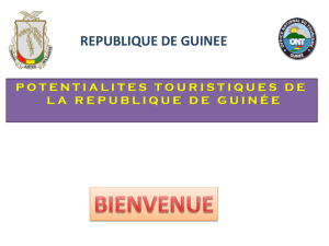 I-Présentation de la République de Guinée