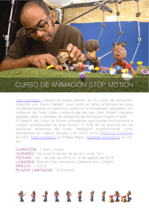 curso de animación stop motion