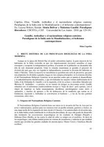 Capriles, Elías. “Gandhi, Ambedkar y el nacionalismo religioso