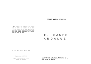 El campo andaluz: Pedro Mario Herrero