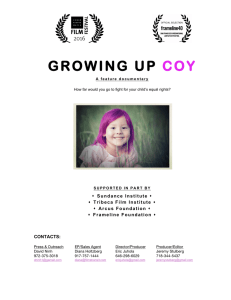 growing up coy - Human Rights Watch Film Festival