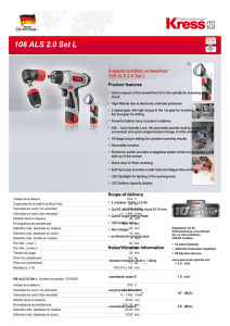 108 ALS 2.0 Set L - Kress Elektrowerkzeuge