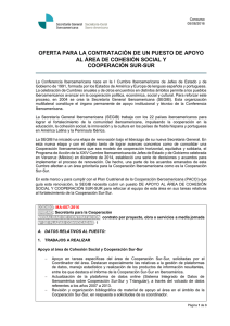 Informe - Secretaría General Iberoamericana
