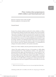 child soldiers and International Law