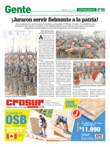 ¡Juraron servir fielmente a la patria!