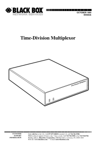 Time-Division Multiplexor