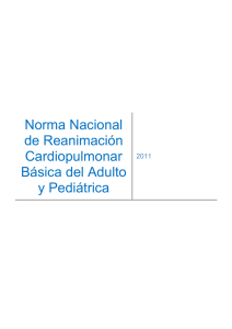 Norma Nacional de Reanimación Cardiopulmonar