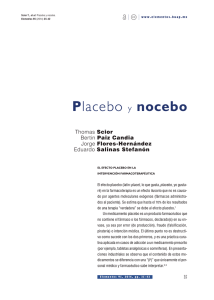 Placebo y nocebo - Revista Elementos, Ciencia y Cultura