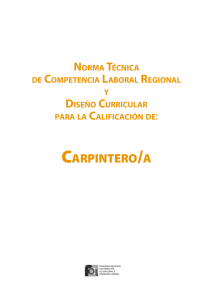 carpintero/a - OIT/Cinterfor