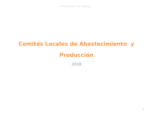 Comités Locales de Abastecimiento y Producción