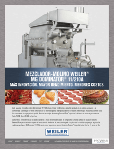 Mezclador-Molino Weiler® MG doMinator® 11/210a