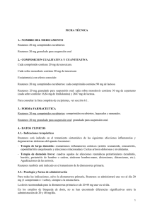 FICHA TÉCNICA (Formas Orales)