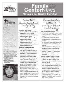 Family CenterNews Noticias del Centro Familiar