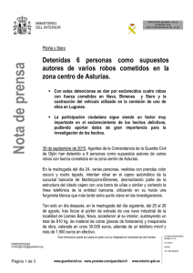 nota prensa g.civil- robo zona centro de asturias