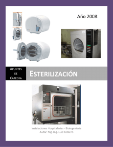 esterilización - Departamento de Electrónica y Automática