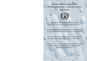 International Commission on Microbiological Specifications for Foods