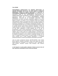tesis vii/2008. procedimiento especializado de urgente resolución