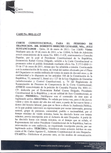 ` " Cnara CÜN51TFUC`IÜNAL - Corte Constitucional del Ecuador