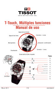 T-Touch, Mùltiples funciones Manual de uso