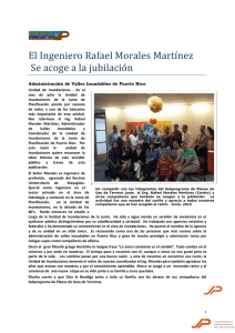 El Ingeniero Rafael Morales Martí nez Se acoge a la jubilacio n