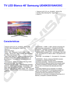 Cemevisa - TV LED Blanco 40` Samsung UE40K5510AKXXC