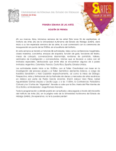 Boletín de Prensa 2 - Universidad Autónoma del Estado de Hidalgo