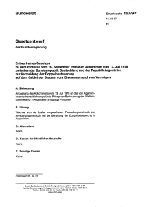 Bundesrat ` f Drucksache 167/97