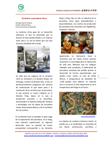 Cerámica y porcelana china - Instituto Confucio Medellín