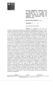 designa miembros comisión para la recepción de la