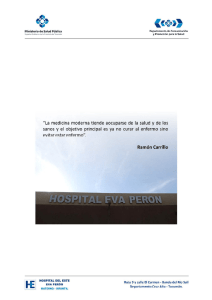 Historia del Hospital - Ministerio de Salud Pública de Tucumán