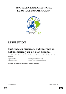 Participación ciudadana y democracia en Latinoamérica y