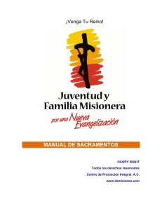 manual de sacramentos - Juventud y Familia Misionera