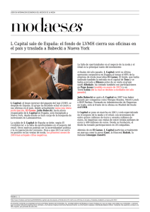 L Capital sale de España: el fondo de LVMH cierra sus oficinas en