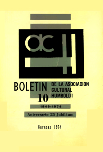 Boletín 10 – 1949 / 1974 Aniversario 25 Jubiläum
