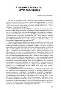 A irmandade de Ribacoa : novos documentos / Humberto Baquero