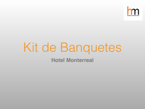 Kit de Eventos - Hotel Monterreal