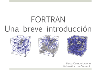 Fortran - Universidad de Granada