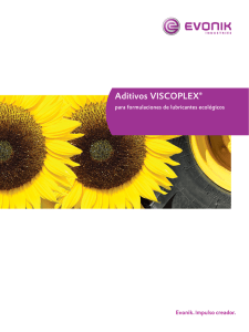 Aditivos VISCOPLEX - Evonik Oil Additives